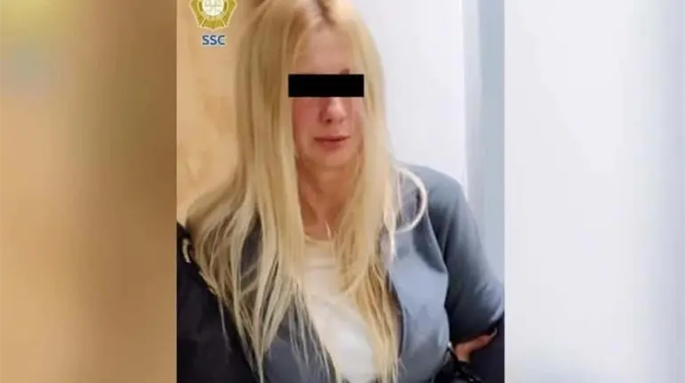 Aprehenden a rusa tras amenazar a su esposo con un machete en CDMX