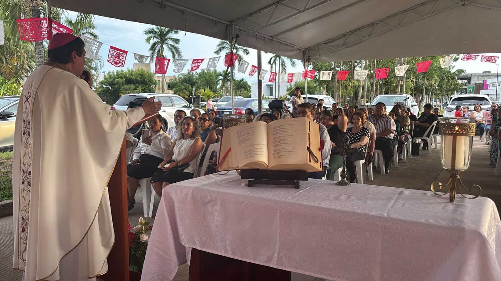 Habrá nueva parroquia del Sagrado Corazón de Jesús: obispo de Tabasco