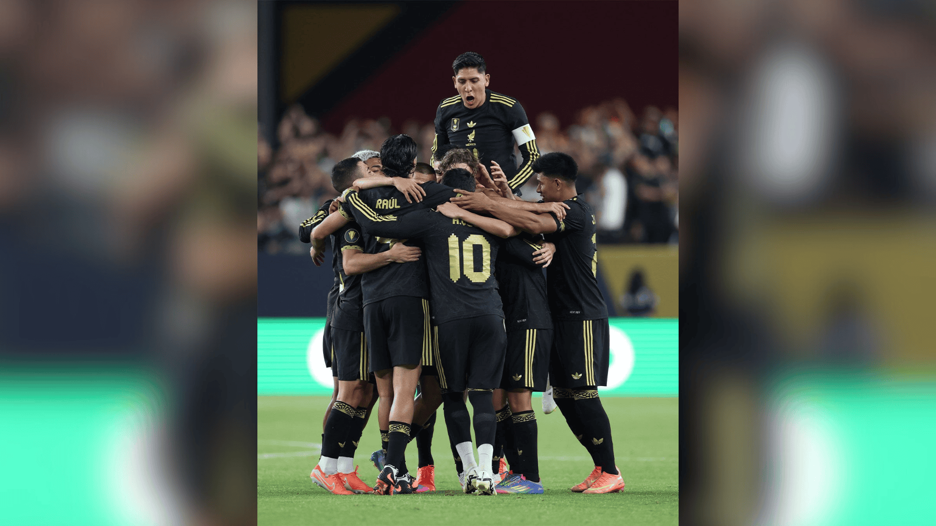 México vence 2-0 a Arabia y se clasifica a semifinales de la Copa Oro