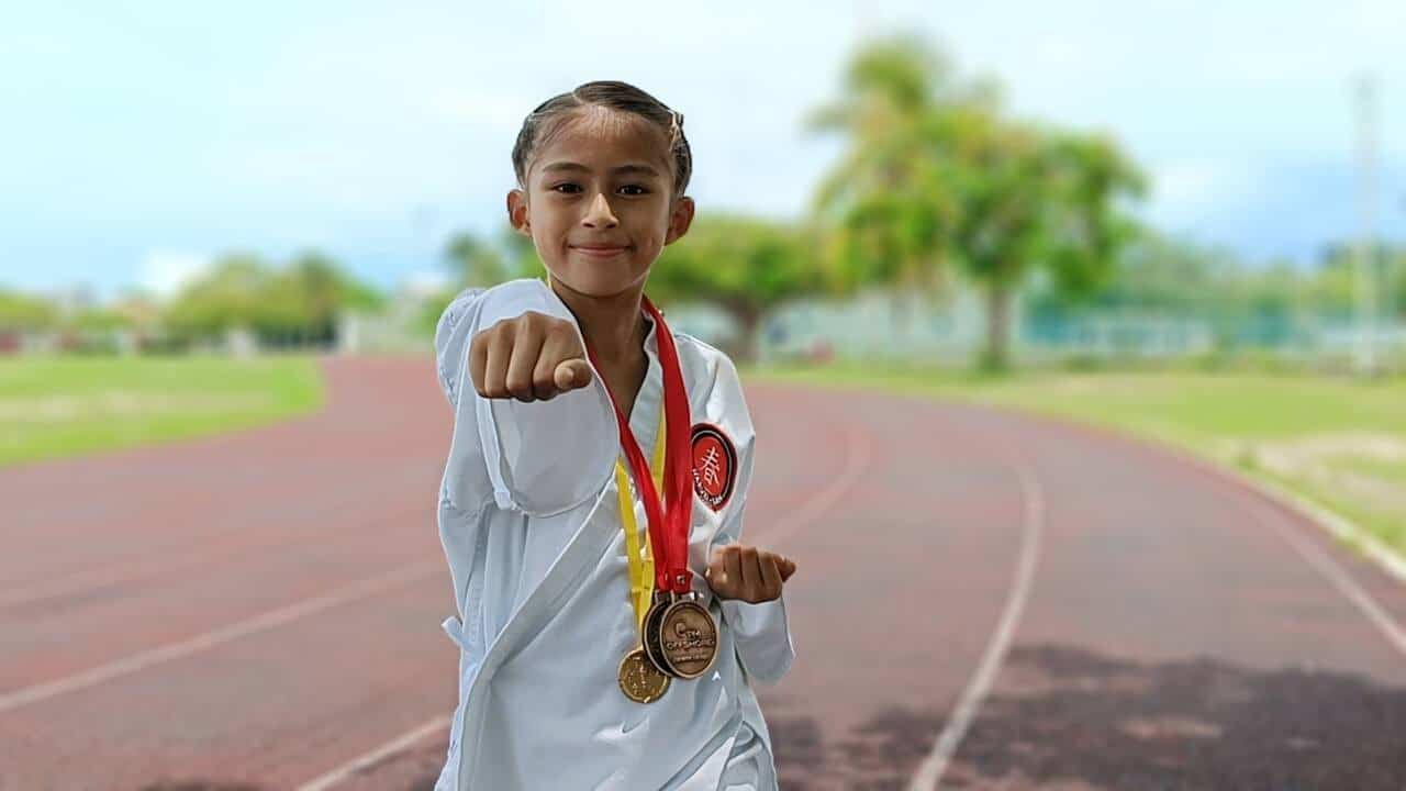 Logran niñas tabasqueñas bronce y plata en la VIII Copa Densho-Juku realizada en Ciudad del Carmen
