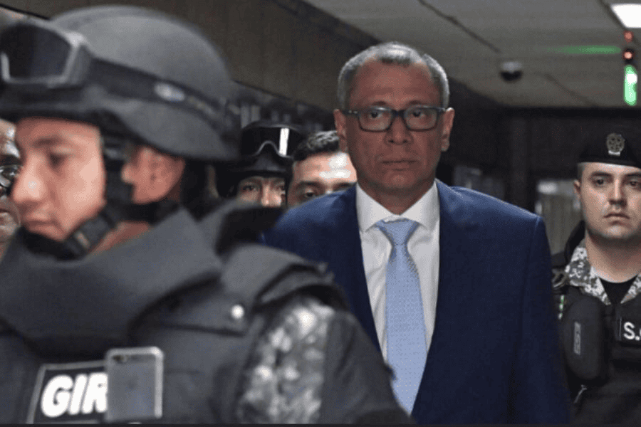 Dictan tercera sentencia contra el exvicepresidente ecuatoriano Jorge Glas