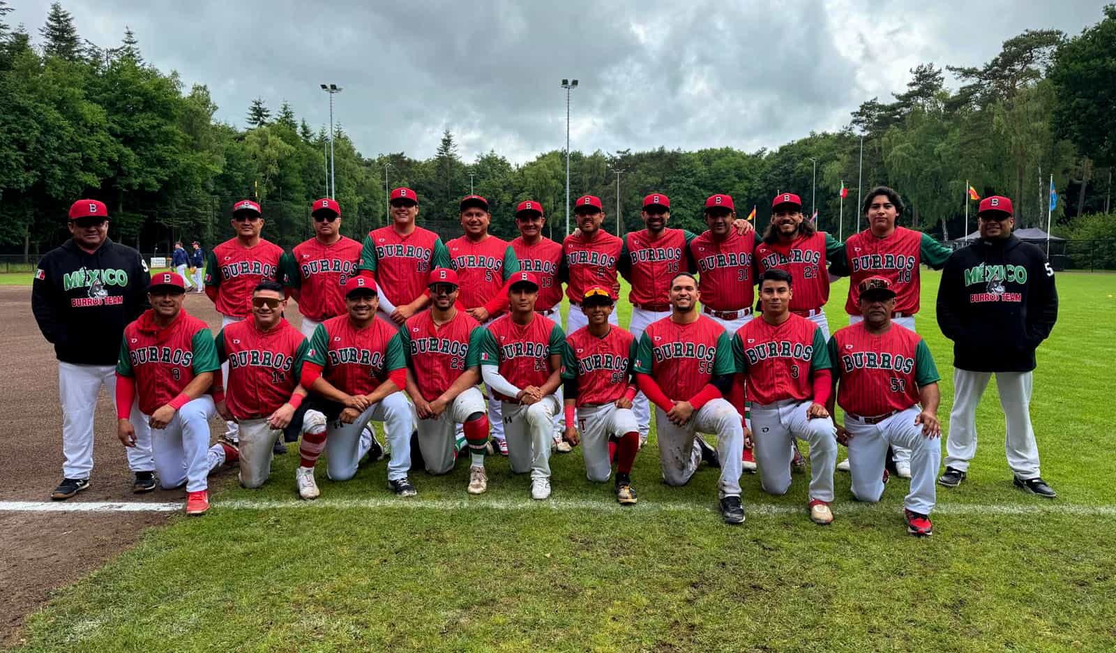 ‘Burros Team México’ y sus jugadores tabasqueños se coronan campeones del softbol en Holanda