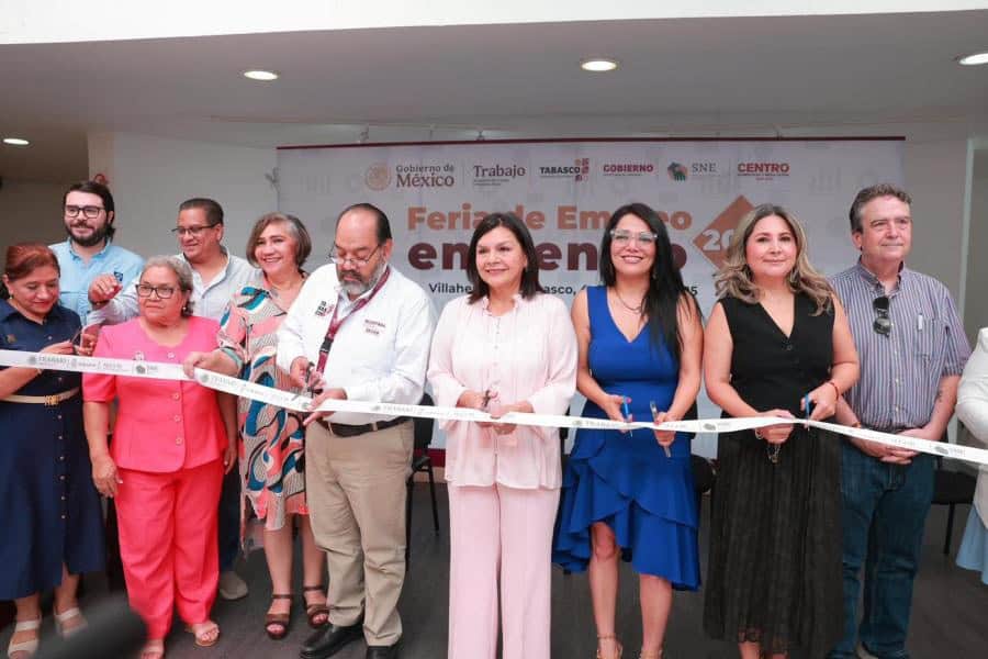 Realizan Feria de Empleo en Villahermosa con más de mil vacantes