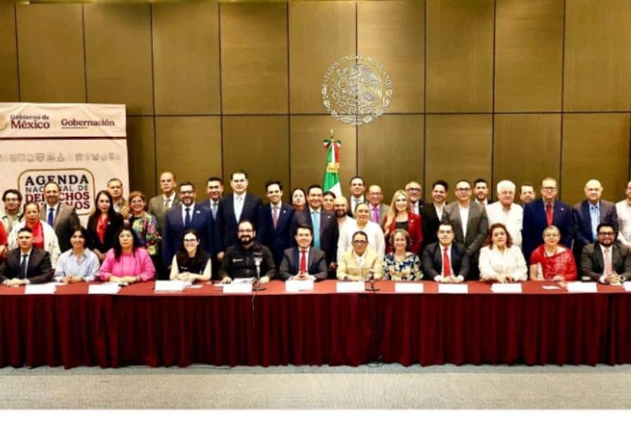 Rosa Icela revisa la Agenda Nacional de Derechos Humanos con los secretarios de Gobierno del país