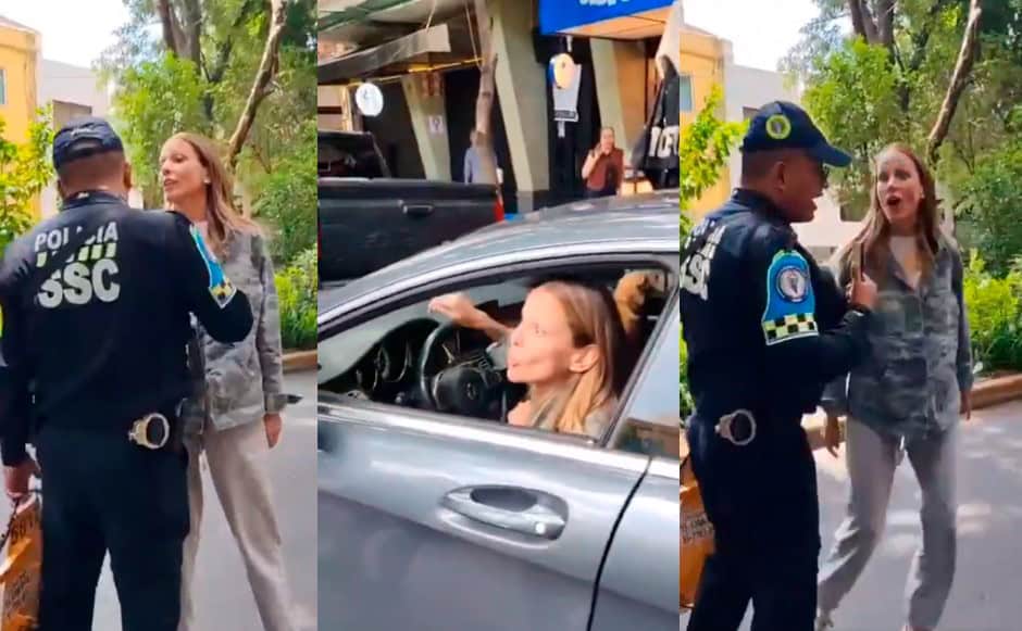 Graban a mujer insultando a policía de la CDMX; la llaman “Lady Racista”