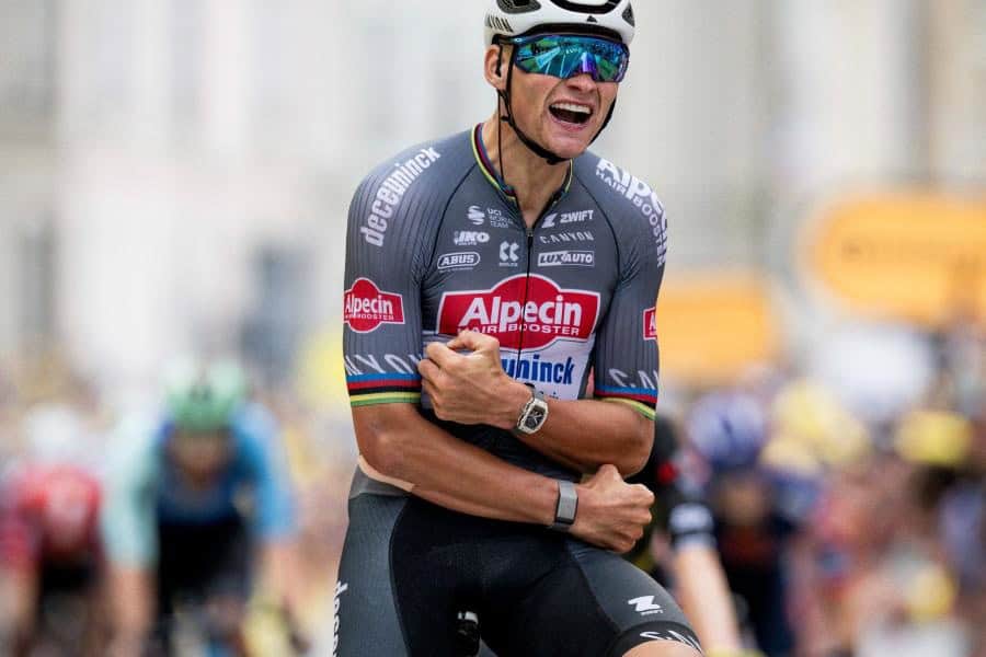 Mathieu Van der Poel gana segunda etapa y es líder del Tour de Francia