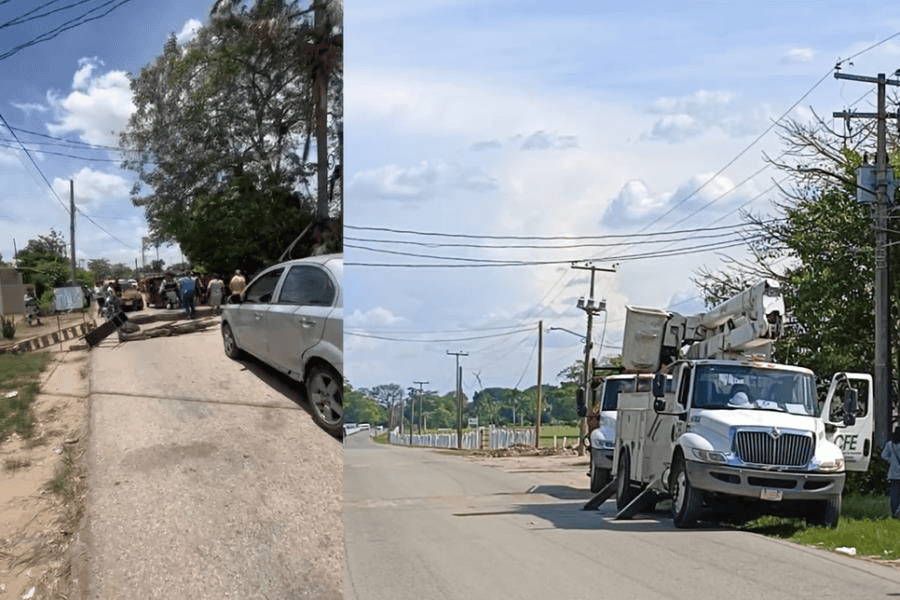 Habitantes de El Cedral bloquearon la carretera a Torno Largo por falta de luz