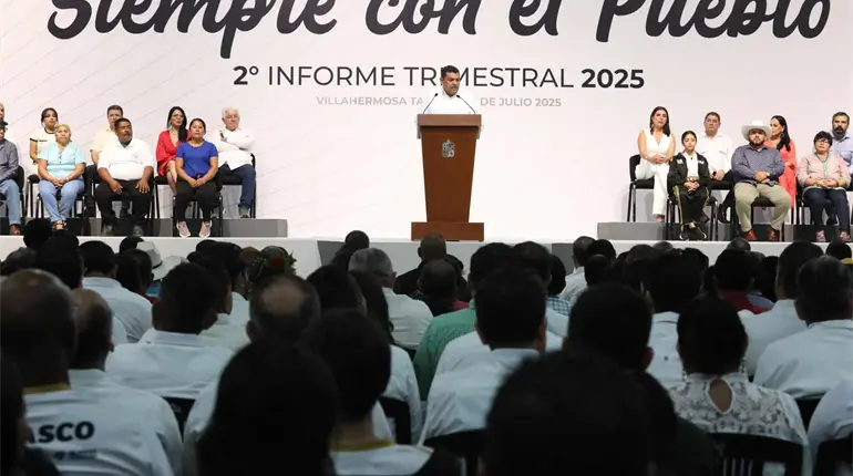 Tabasco respalda defensa de Sheinbaum a connacionales con programa “México te abraza”: Gobernador