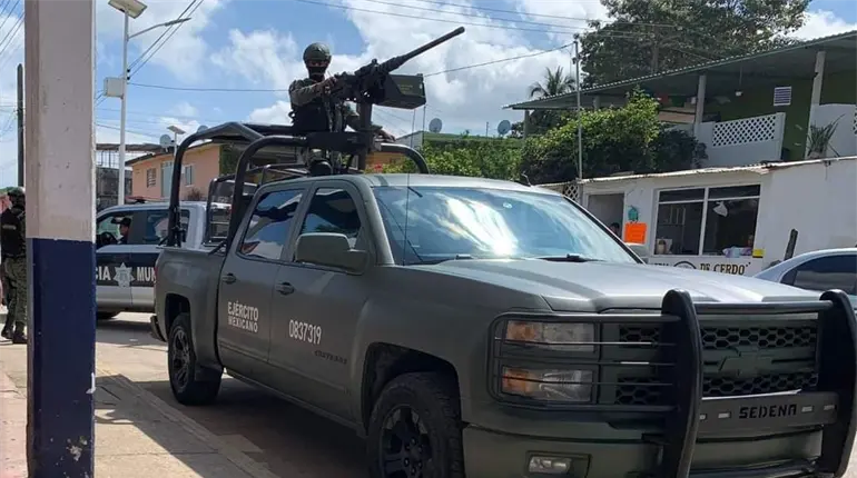 Reforzamiento en Comalcalco fue con 100 elementos de fuerzas federales: 30 Zona Militar