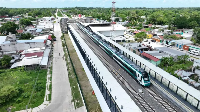Pese a obstáculos Tren Maya se concretó, ahora a generar infraestructura: May