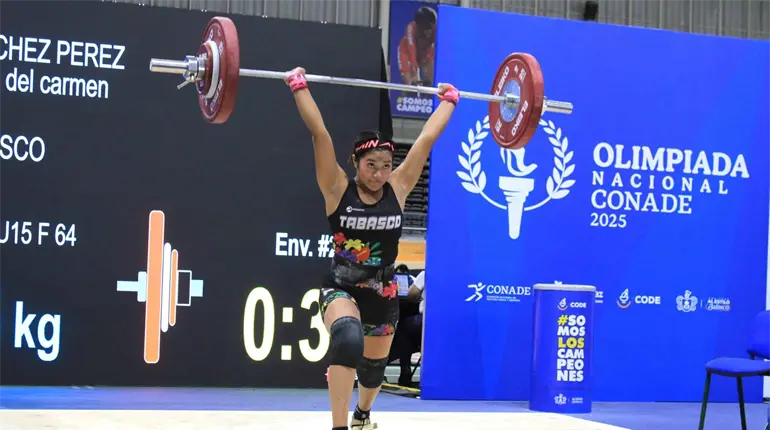 Gloria Sánchez consigue dos platas y un bronce para Tabasco en la Olimpiada Nacional