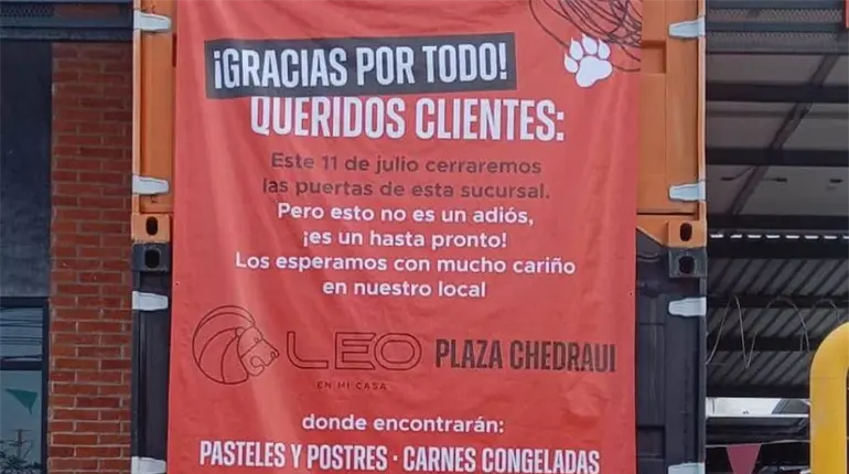 ¡Uno más! Anuncia cierre sucursal de Leo en Paraíso
