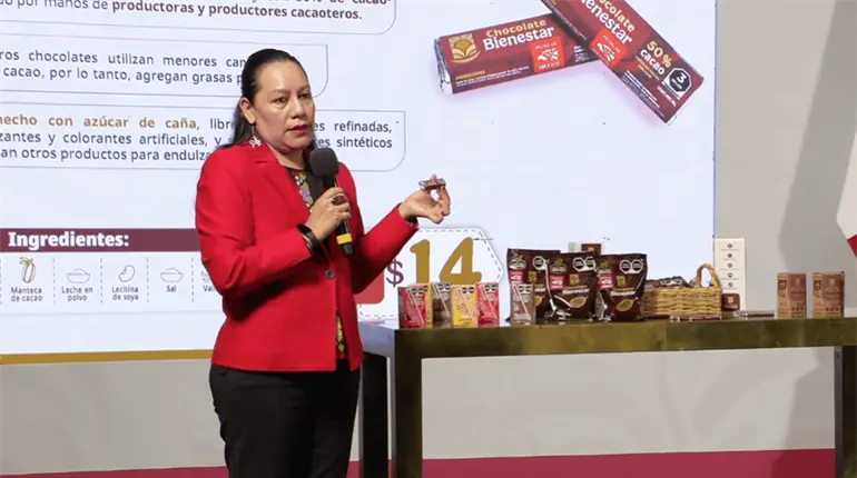 Presentan Chocolate del Bienestar con cacao de Tabasco y Chiapas