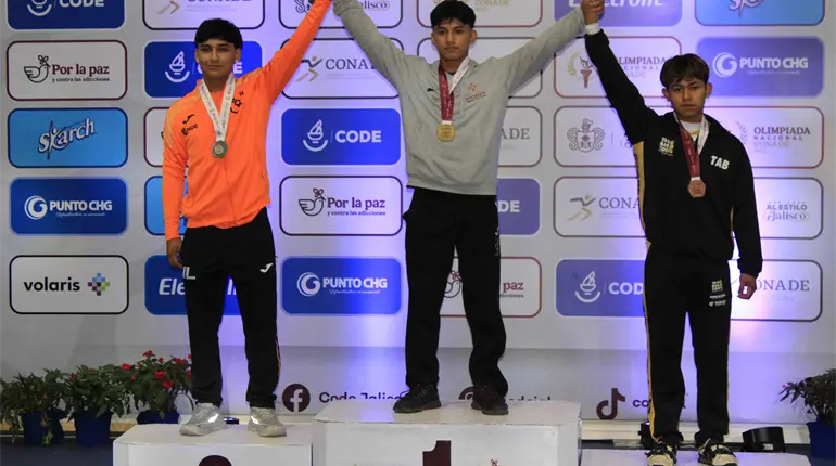Delegación tabasqueña alcanza 51 medallas en Olimpiada Nacional 2025