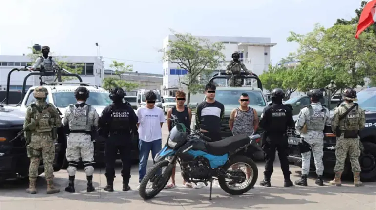 Arrestan a 4 por delitos contra la salud y extorsión en Ciudad Industrial