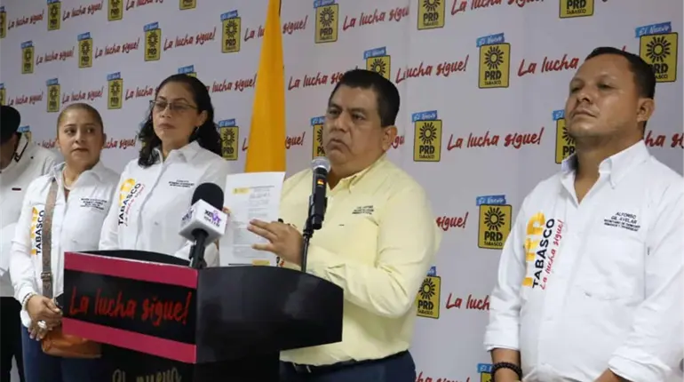 Orden de aprehensión contra Hernán Bermúdez es por rivalidad política entre Adán Augusto y May: PRD
