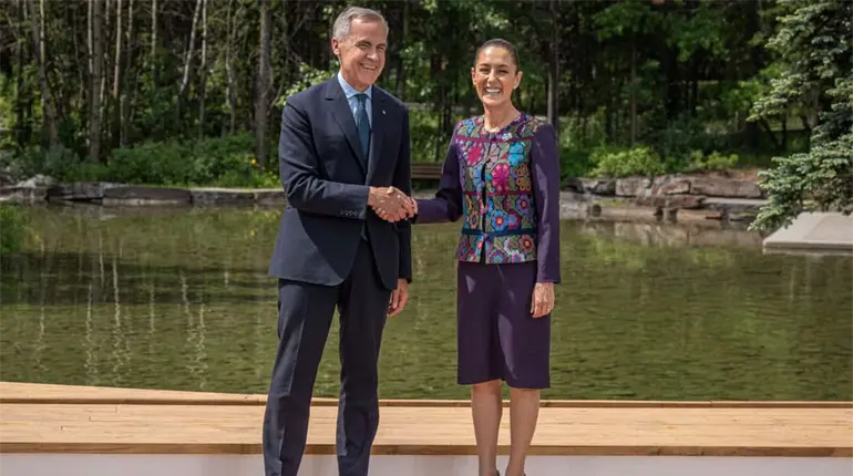 Sheinbaum y Carney dialogan por teléfono sobre cómo impulsar la economía de ambos países
