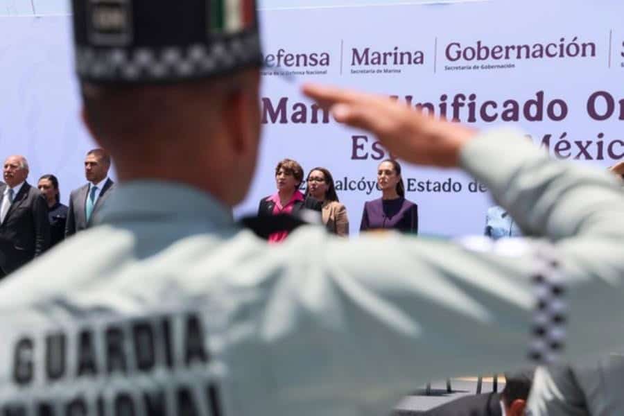 Encabeza Sheinbaum presentación de Mando Único en la zona oriente del Edomex