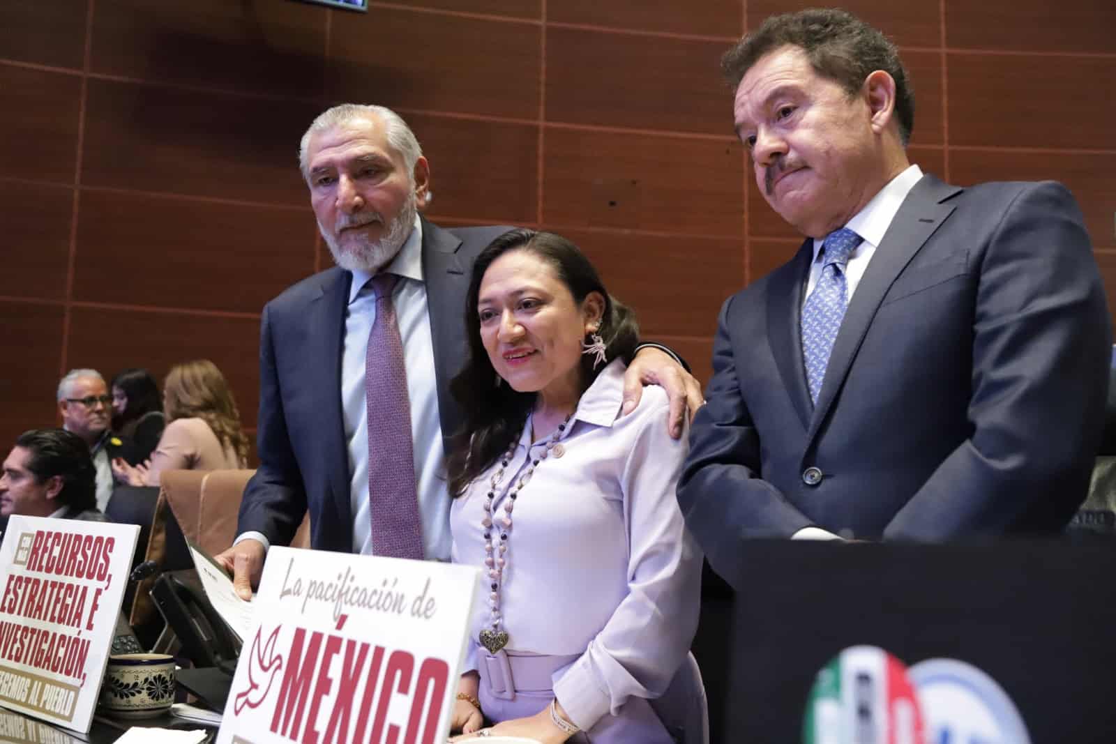 Senadores de Morena respaldan a Adán Augusto López; acusan campaña de desprestigio en su contra
