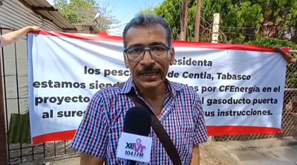 Acusan pescadores de Centla a CFE de discriminación por falta de pagos de afectaciones