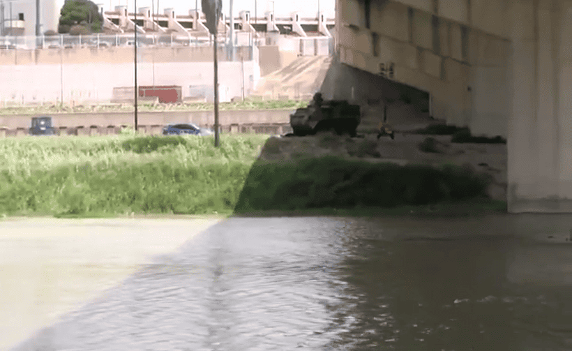 Genera tensión presencia de tanques de EE.UU. en frontera con Nuevo Laredo