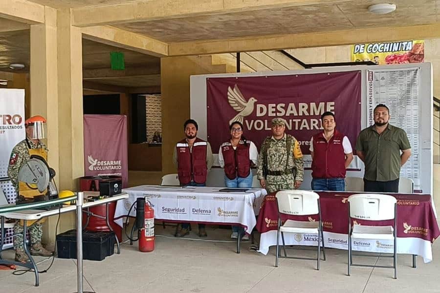 Llevan mas de 10 mil artículos canjeados en programa de desarme voluntario