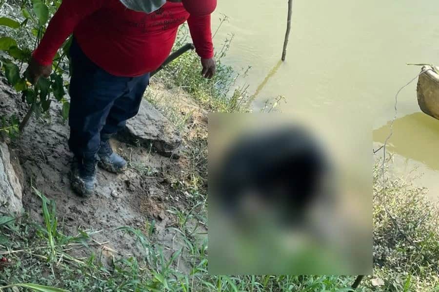 Localizan restos humanos dentro de contenedor a orillas del río Samaria en Cunduacán