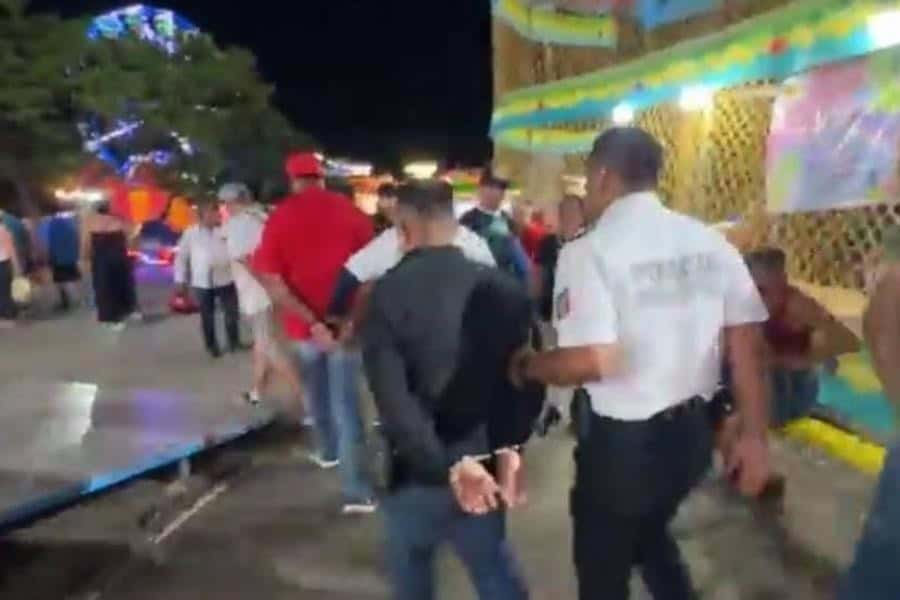 Detienen a estafadores que operaban en la Feria de Ciudad del Carmen
