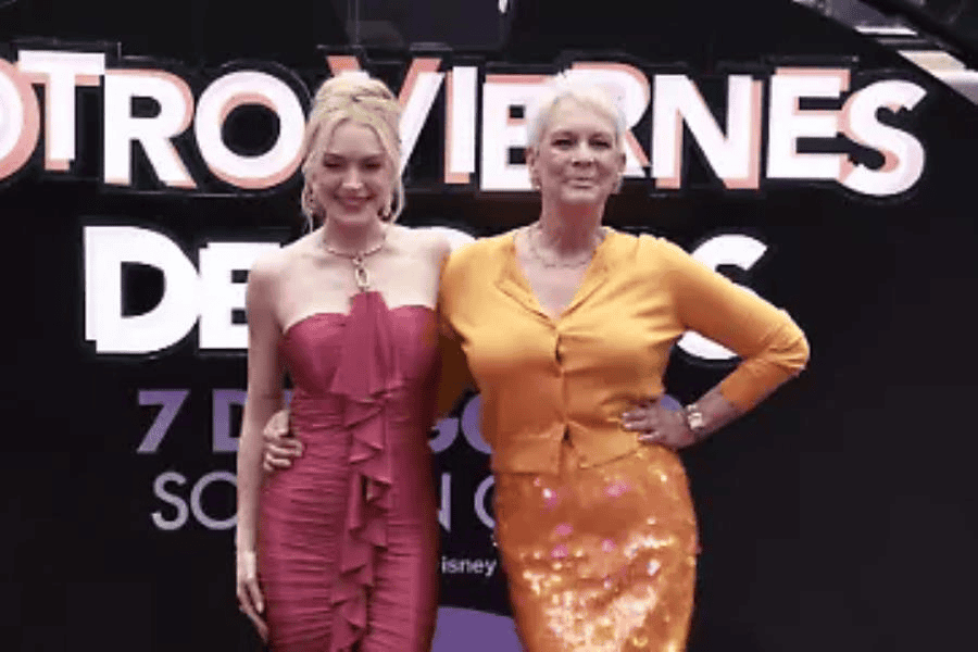 Lindsay Lohan y Jamie Lee Curtis llegan a la CDMX para promocionar Otro viernes de locos