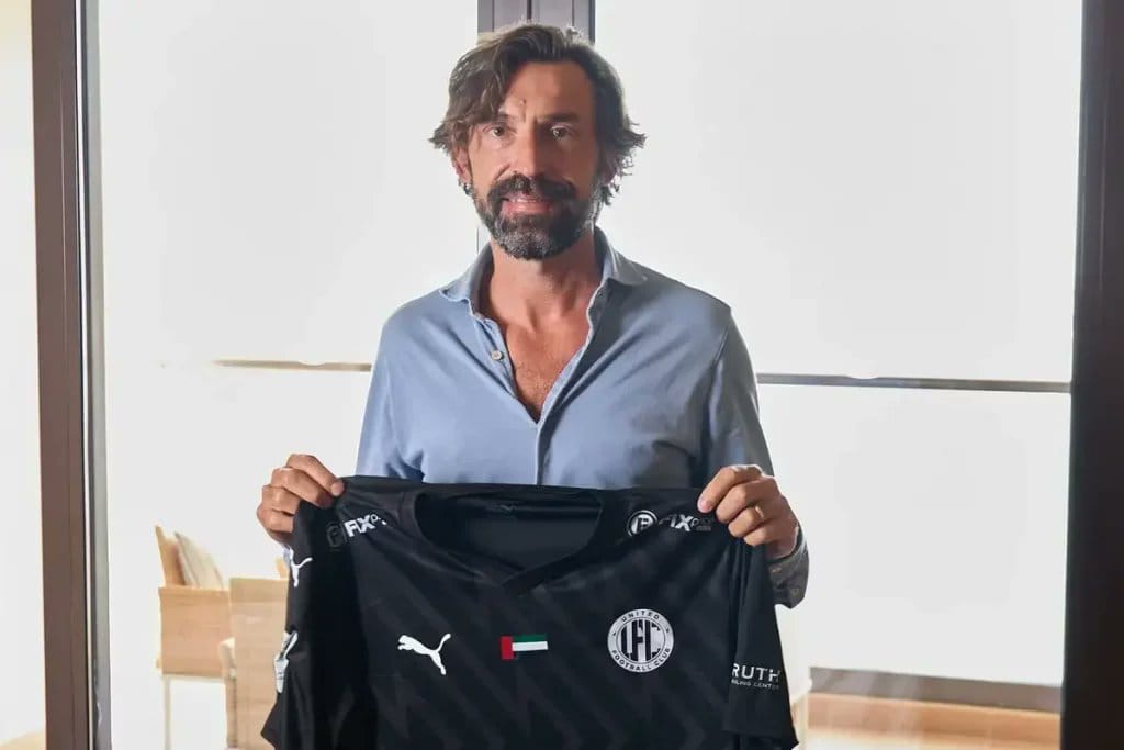 Andrea Pirlo es nuevo DT del Dubai United de la segunda división de Emiratos Árabes