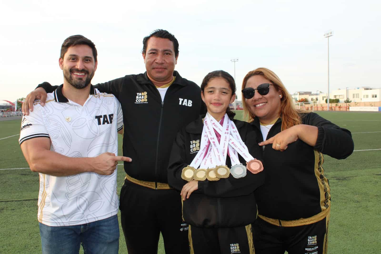 Tabasco en su mejor lugar en 10 años en la Olimpiada Nacional; logra 59 medallas