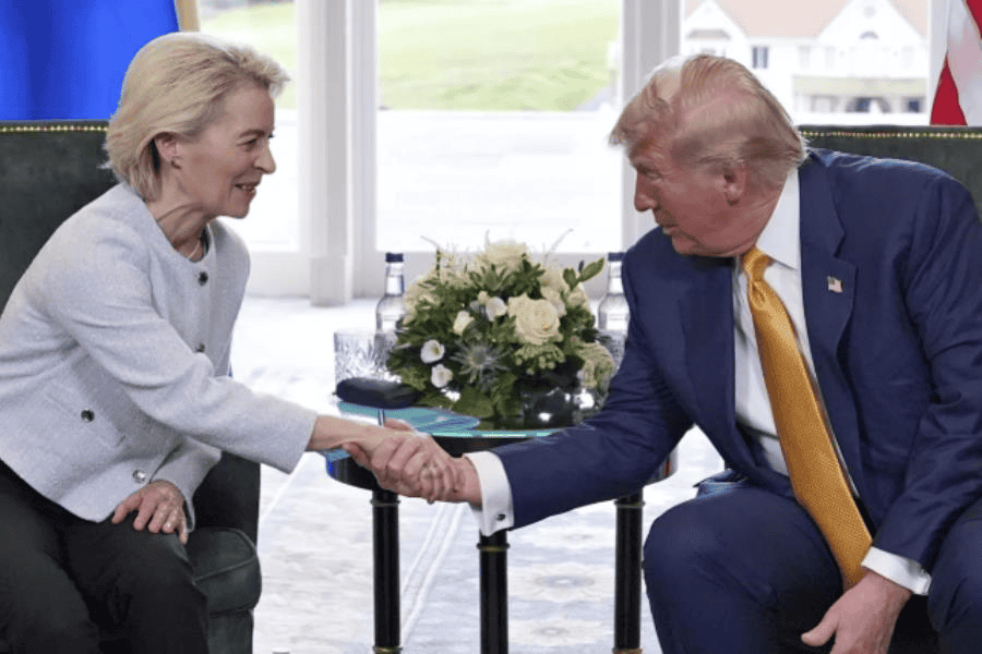 EE.UU. y la UE acuerdan un marco para alcanzar acuerdo comercial: Trump