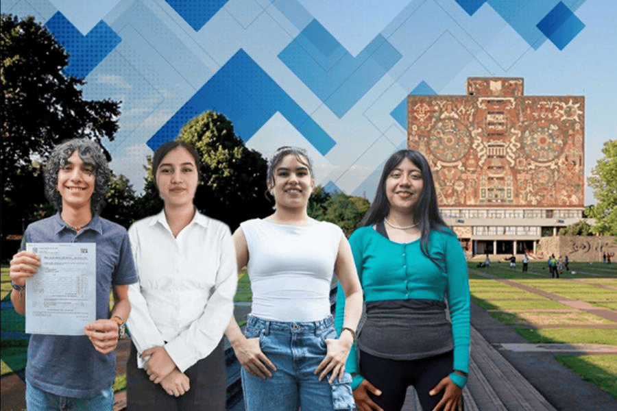 UNAM reconoce a 4 aspirantes que tuvieron puntaje perfecto en el examen de admisión
