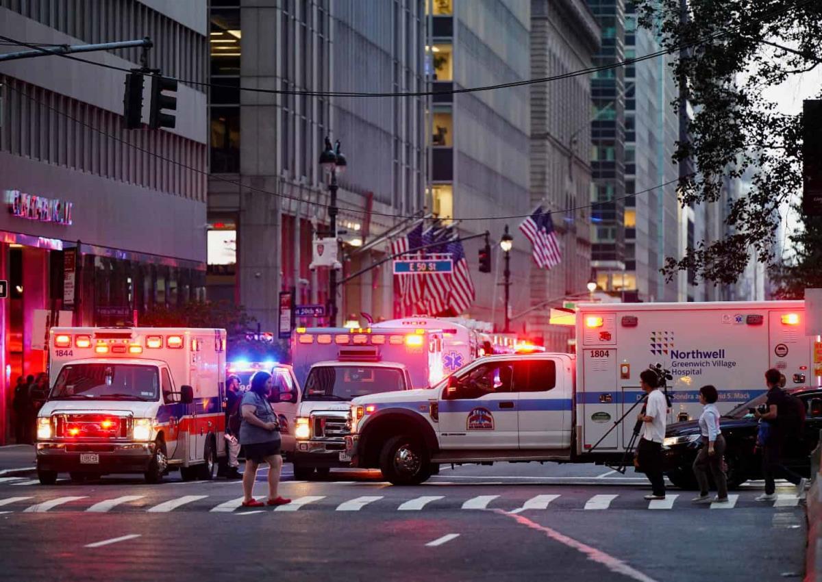 Tiroteo en Manhattan deja al menos 5 muertos, entre ellos un policía