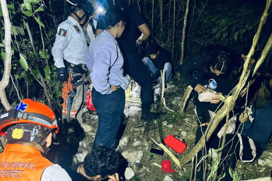 Rescatan a 7 jóvenes extraviados en el Cañón del Sumidero