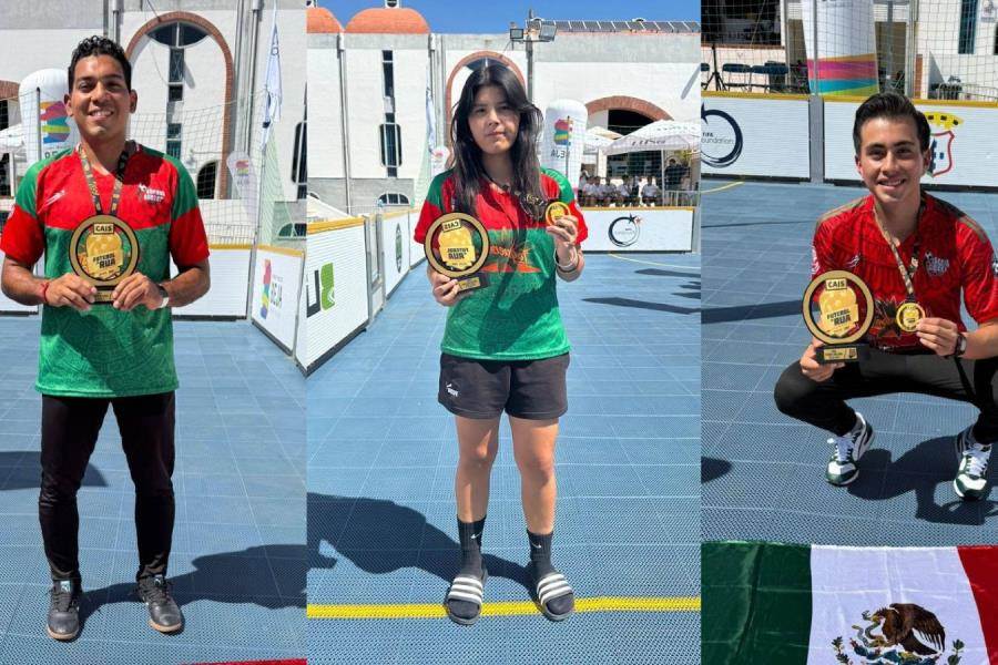 Tabasqueños campeones con la selección mexicana de Street Soccer en Portugal