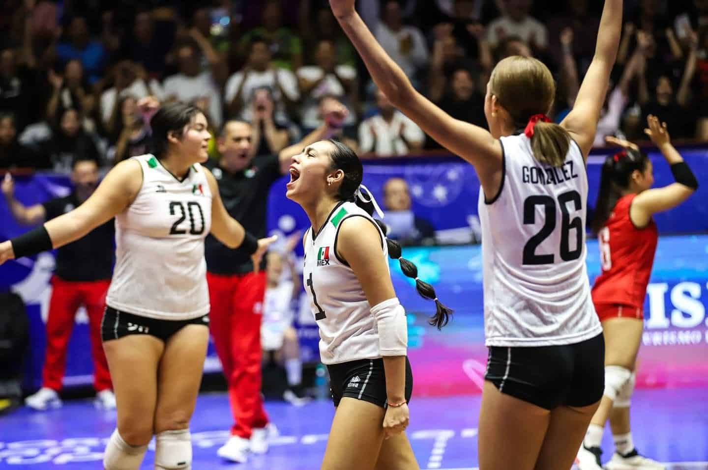 Vence México a Canadá y consigue segunda victoria en la Copa Panamericana Sub-23 de Voleibol en León