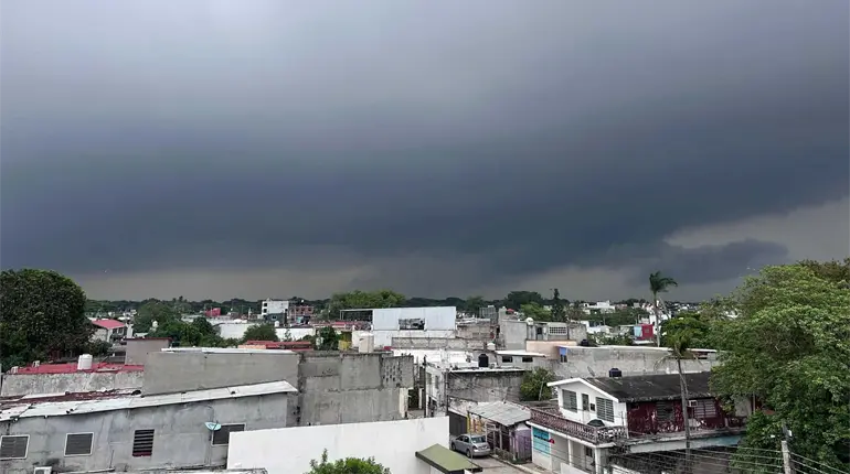 Prevé Conagua un martes con lluvias para Tabasco