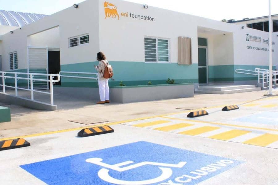 Inauguran en Cárdenas nuevo centro de capacitación del IMSS-Bienestar donado por Fundación ENI