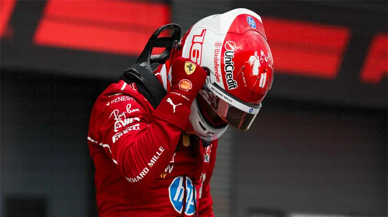Leclerc consigue la primera pole de la temporada para Ferrari