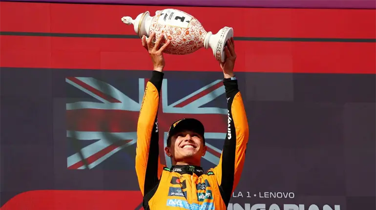 Norris conquista el Gran Premio de Hungría; McLaren repite el 1-2