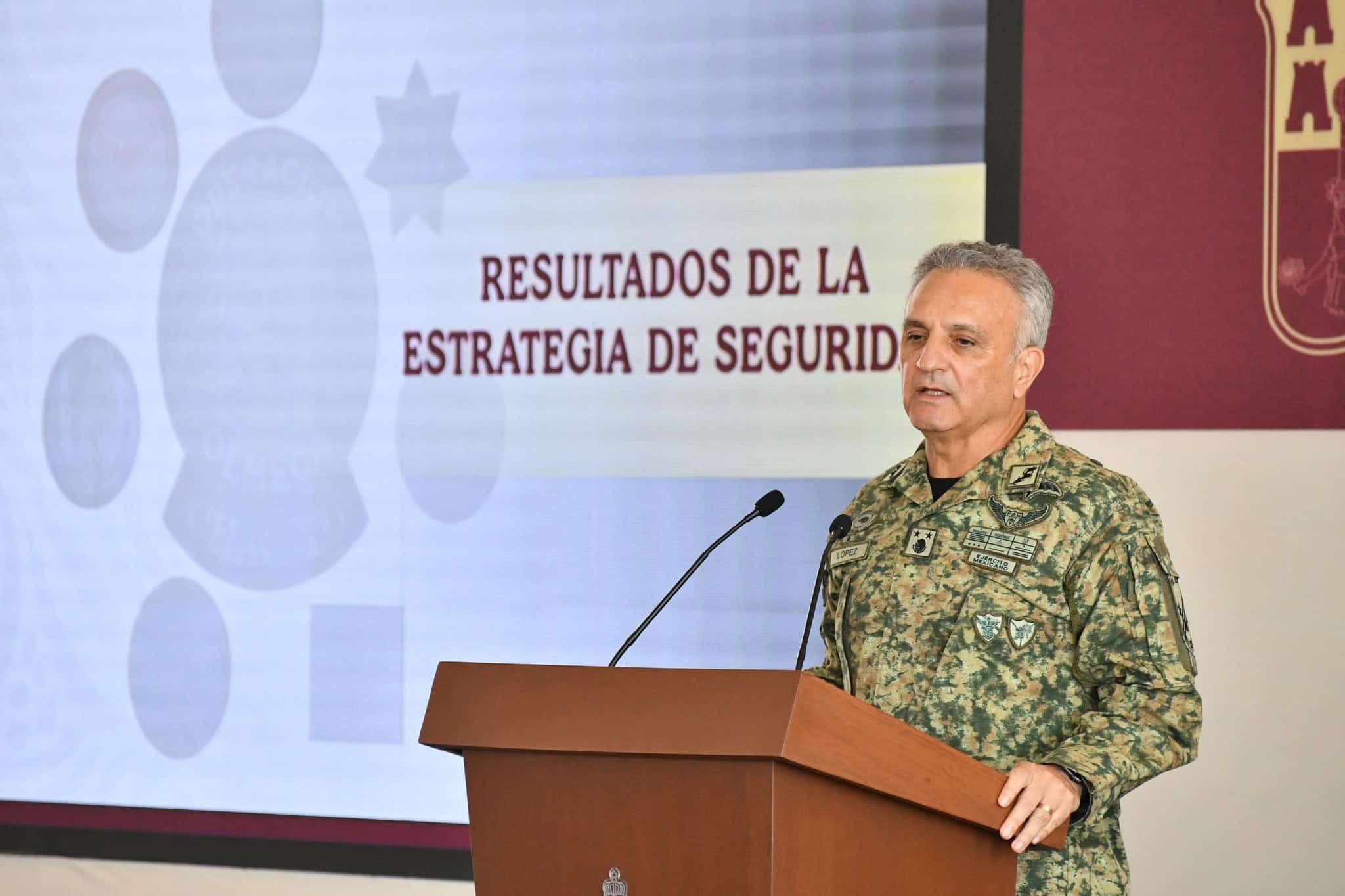 Julio, mes histórico en detenciones: Comandante de la 30 Zona Militar