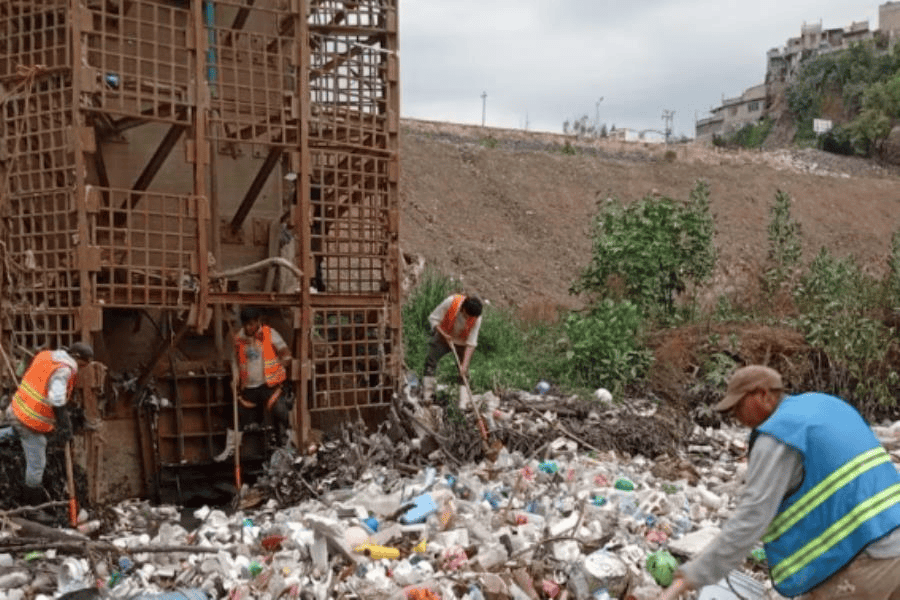 Retira Conagua 35 mil toneladas de basura del drenaje de Valle de México en lo que va del año
