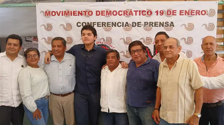 Renuncia Carlos Vázquez al Movimiento Democrático 19 de Enero