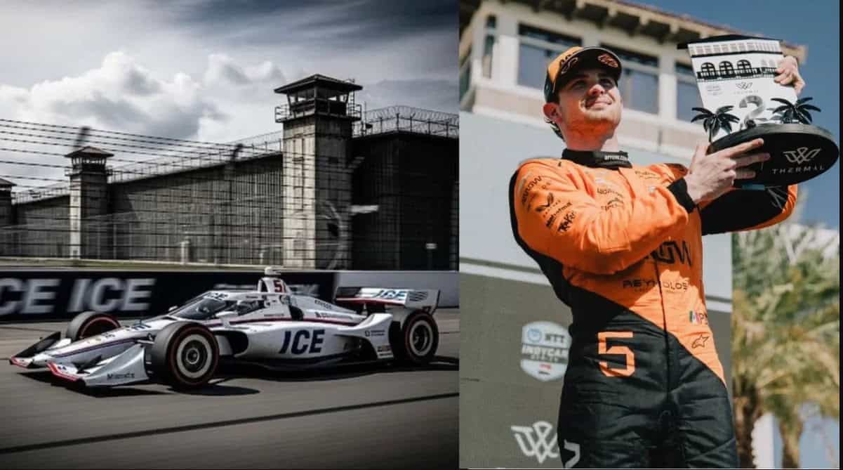 Indigna anuncio de ICE usando el número del mexicano Pato OWard en IndyCar