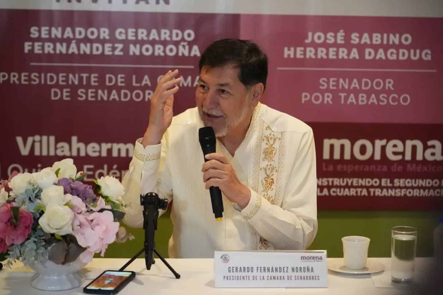 Critica Noroña a Madrazo y Andrade por creerse “demócratas”