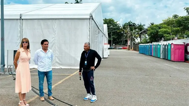 Gobierno instala campamento en Tapachula para atender a mexicanos deportados