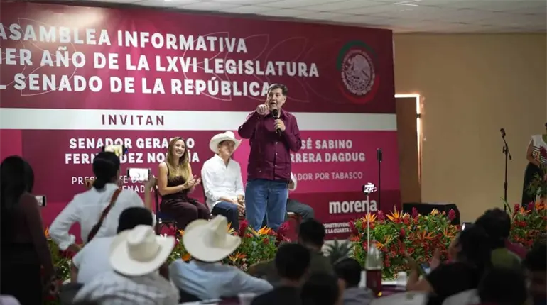 Se mofa Noroña del Colegio de Notarios ante presunta solicitud para quitarle FIAT notarial a Adán Augusto