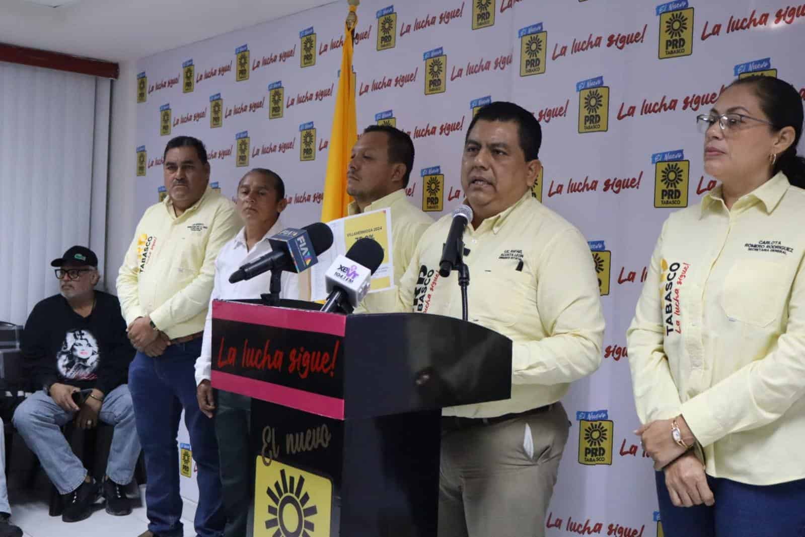 Acusa PRD amenazas contra regidores por denunciar irregularidades en Jonuta; amaga con plantón