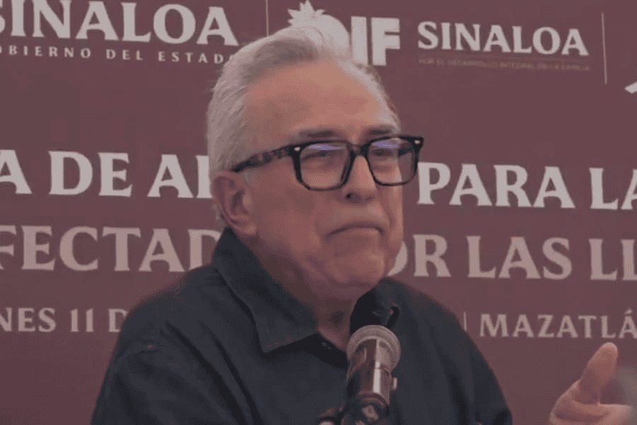 “Los que se inundan son gente pobre y resuelven con poquito”, Rubén Rocha tras inundaciones en Mazatlán